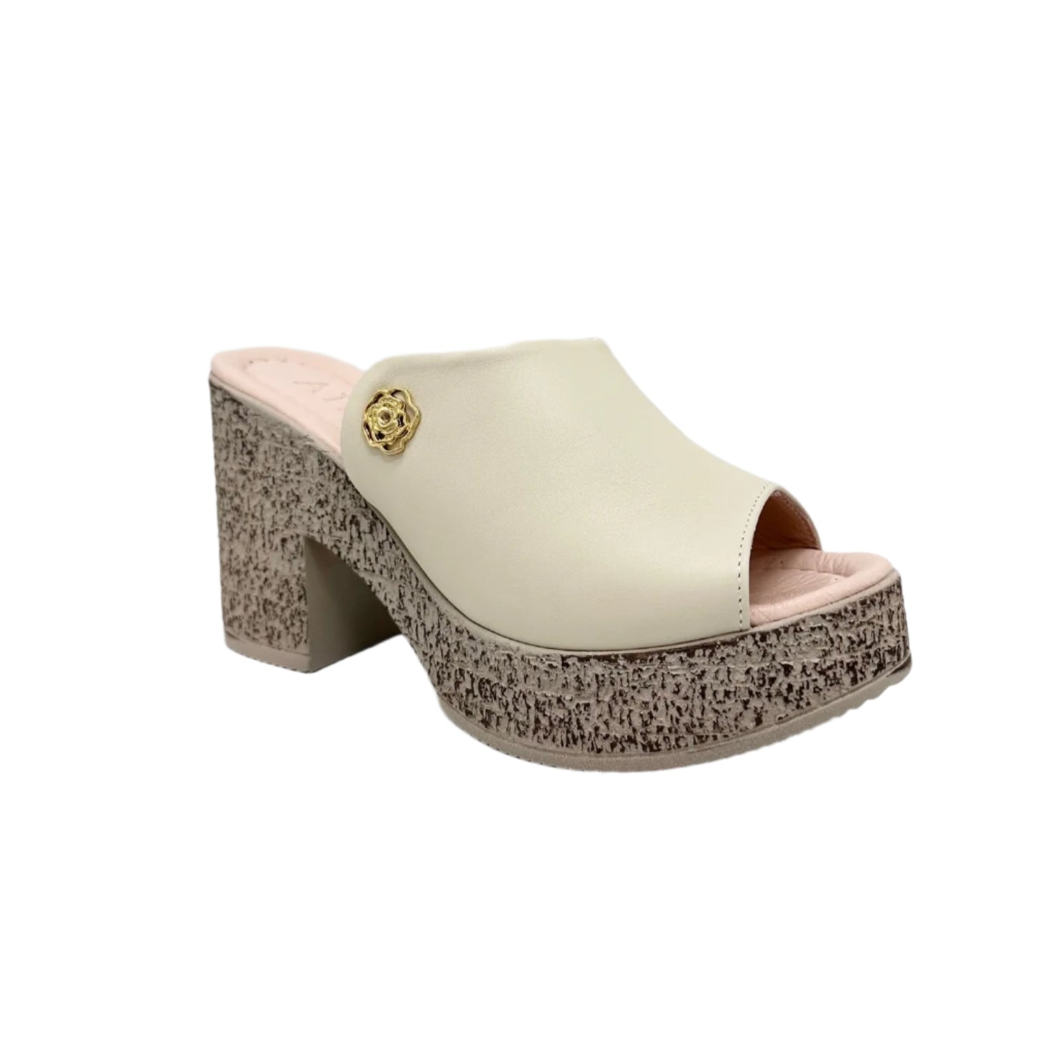 BONAVI ATTICA LOVE Block Heel Mule Sandal