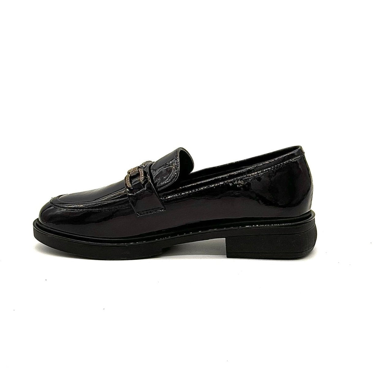 BONAVI 21W7-04 Patent Leather Loafer