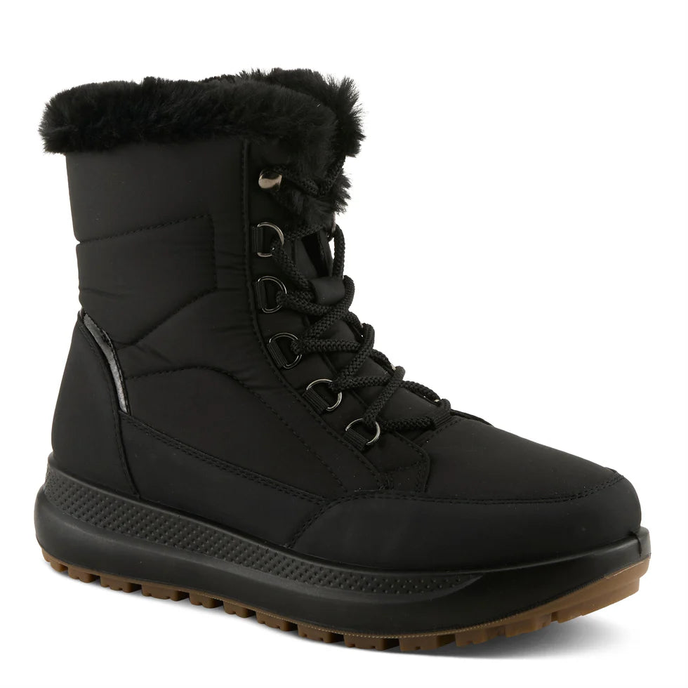 LAROUI-FLEXUS BY SPRING STEP Black Waterproof Boot
