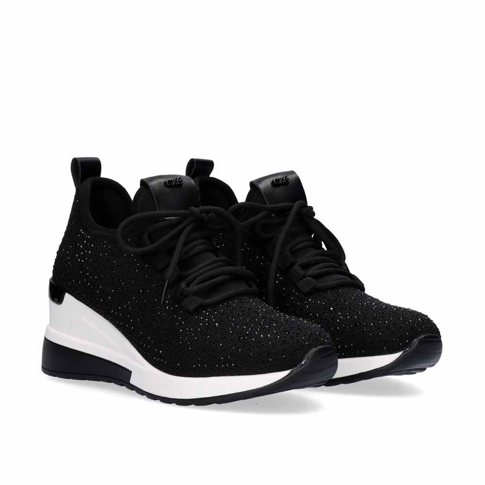 Renato Garini – EX13 Knit Platform Sneaker (Black)