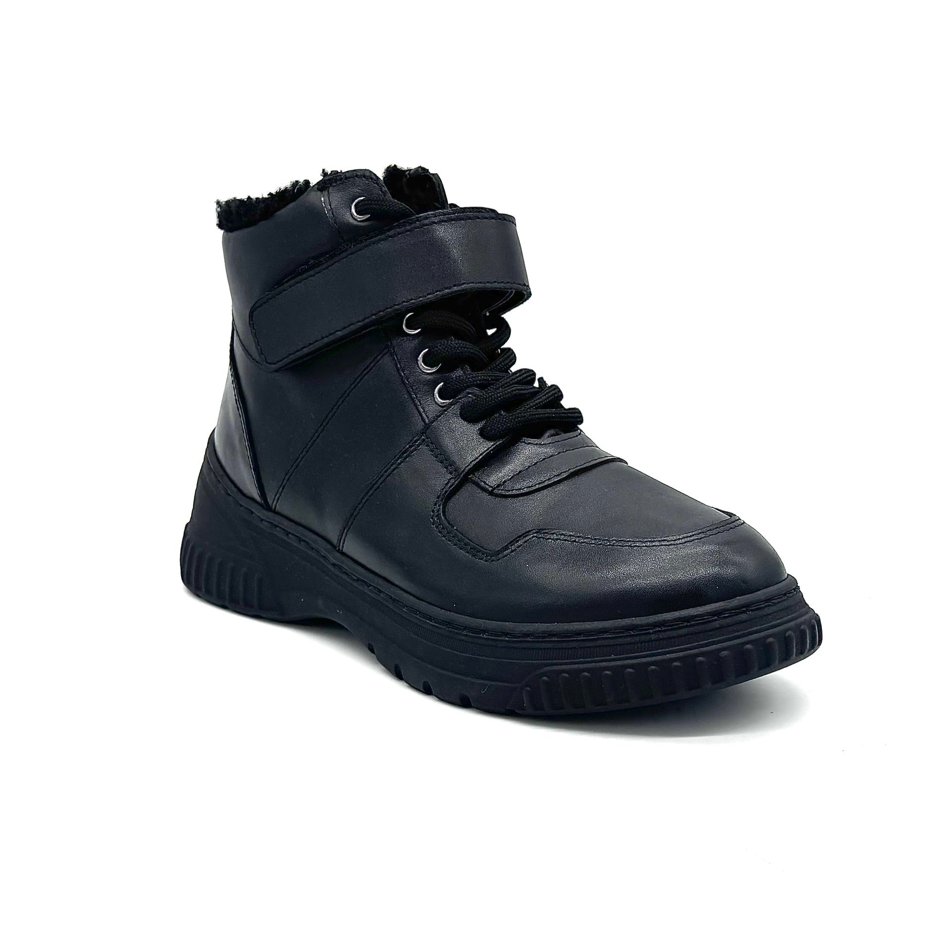 BONAVI 157-5024 Women’s Leather High-Top Sneakers