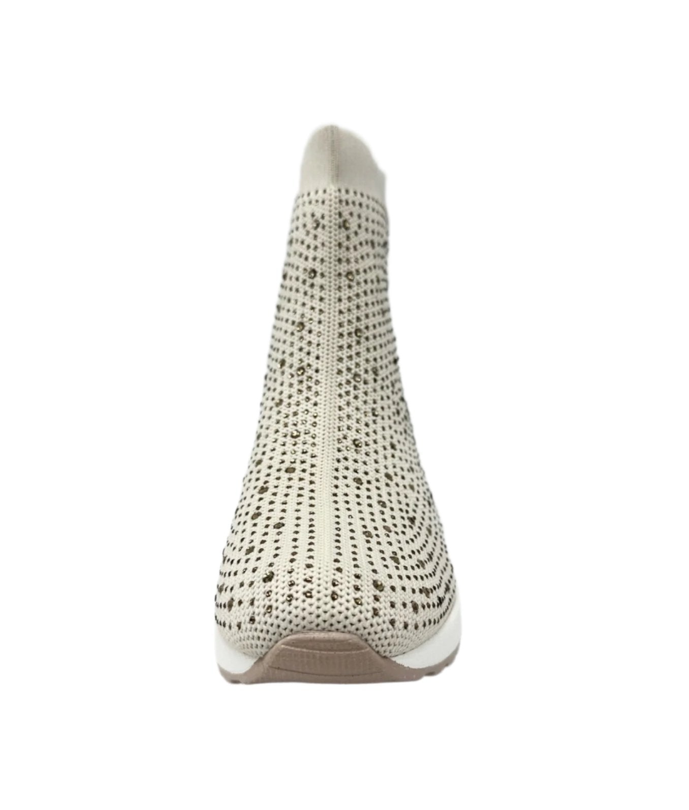 Renato Garini 34-210B High Zip Sneaker w Stones