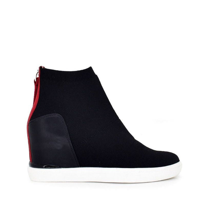 EXE REGINA-244 Stretch Zip Platform Sneakers